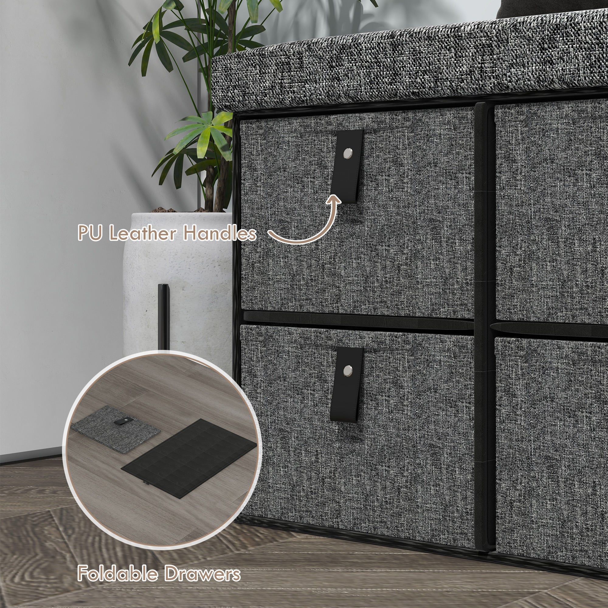 small shoe storage bench