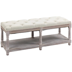 upholstered hallway storage bench