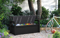 waterproof garden storage bench